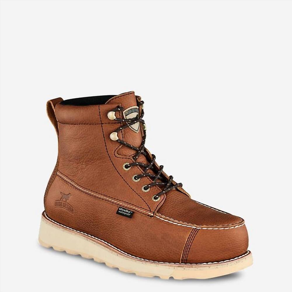 NEW RED WING SHOES men's wingshooter 6-inch waterproof safety toe boot in brown